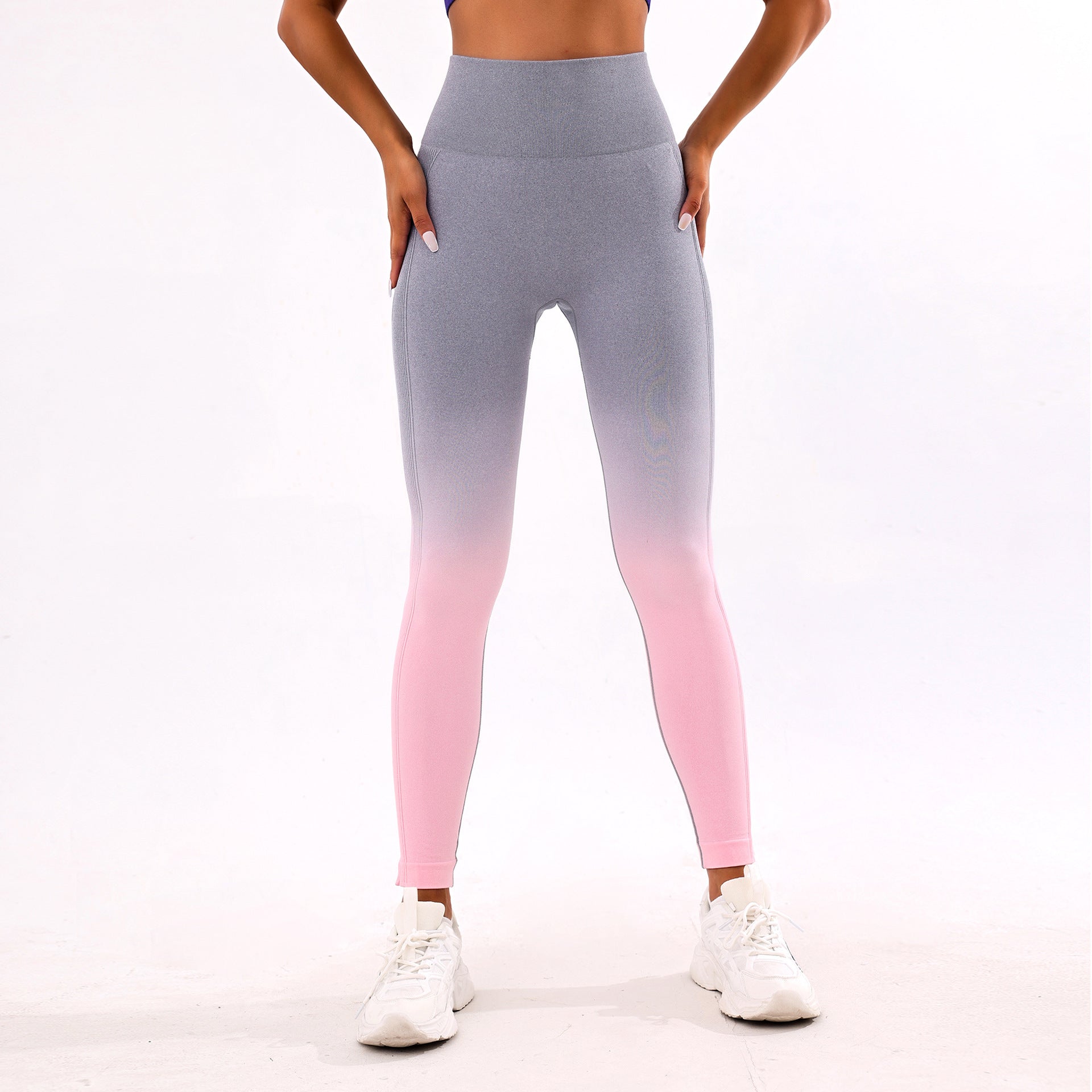 Lila Zen Women's Gradient Quick-Drying High-Waisted Yoga Pants