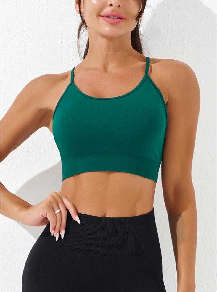 Lila Zen Crisscross Back Sports Bra