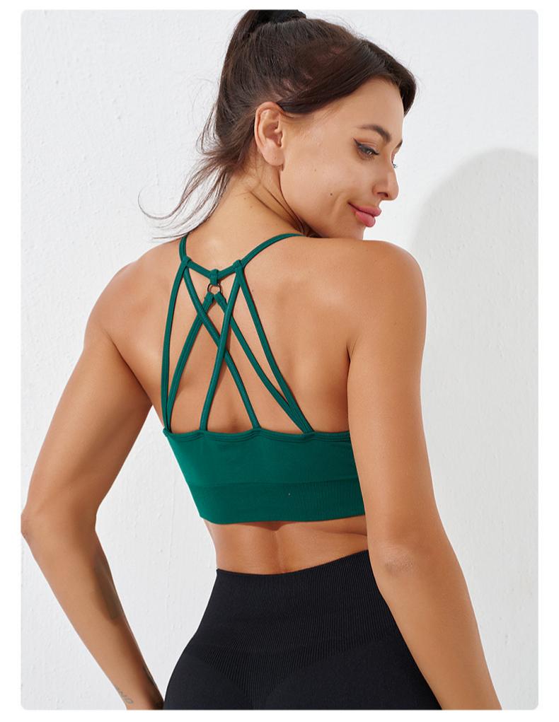 Lila Zen Crisscross Back Sports Bra