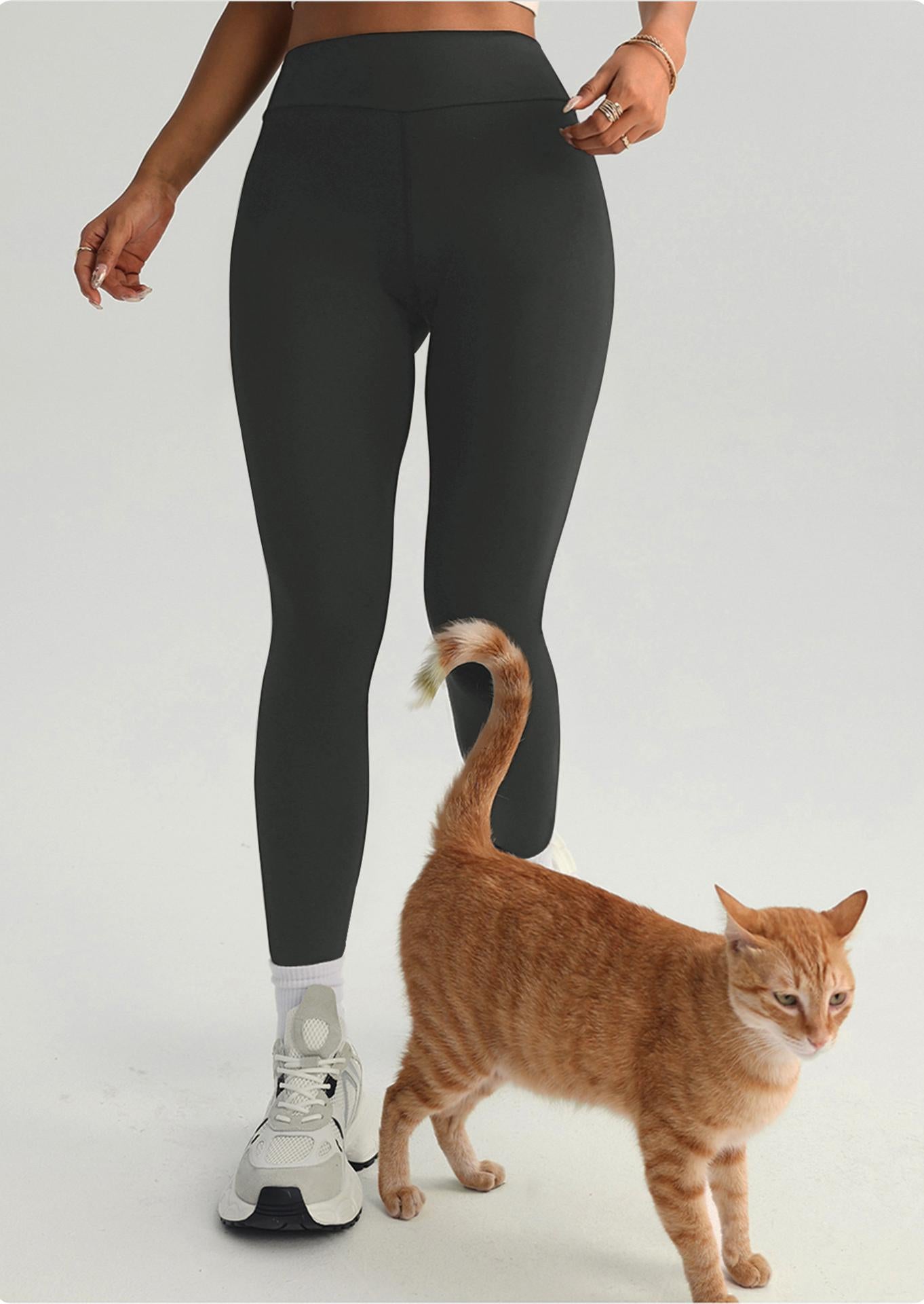 Lila Zen High-Elasticity Ruffled Peach Hip and Leg-Slimming Sports Yoga Pants