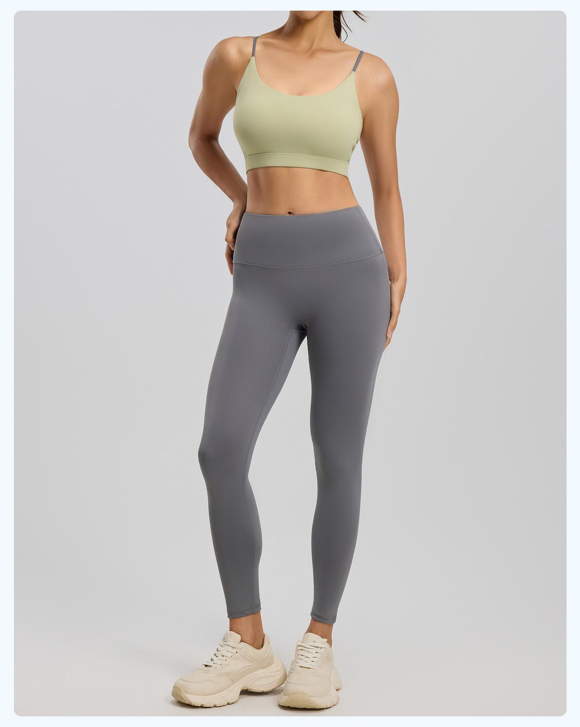 Lila Zen Women's Six-String Crossback Yoga Sports Bra