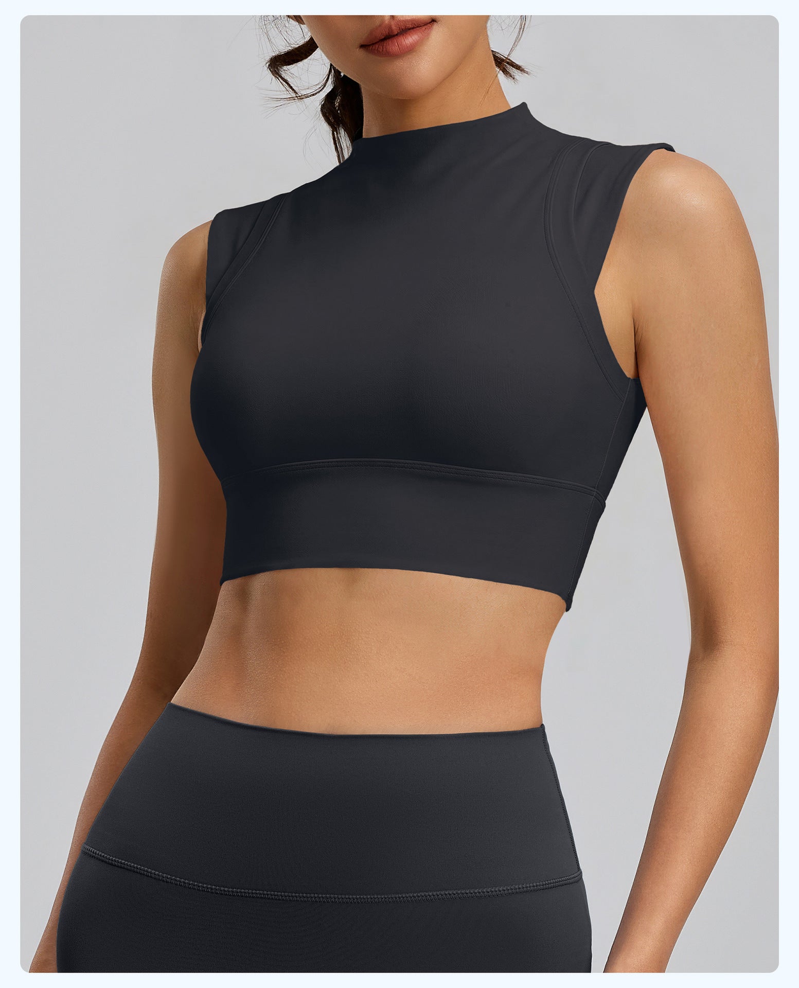Lila Zen Women's High-Neck Shaping Sports Vest