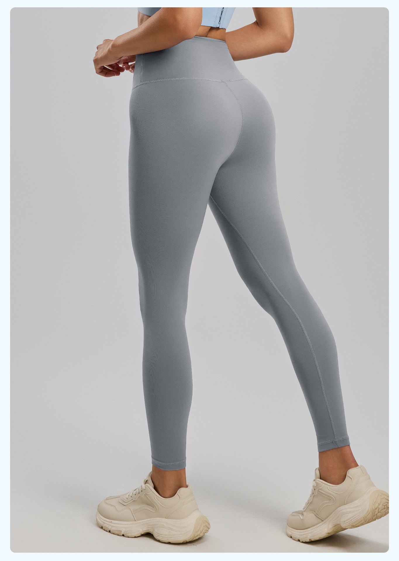 Lila Zen Seamless Hidden Back Pocket Shaping and Lifting Sports Yoga Pants