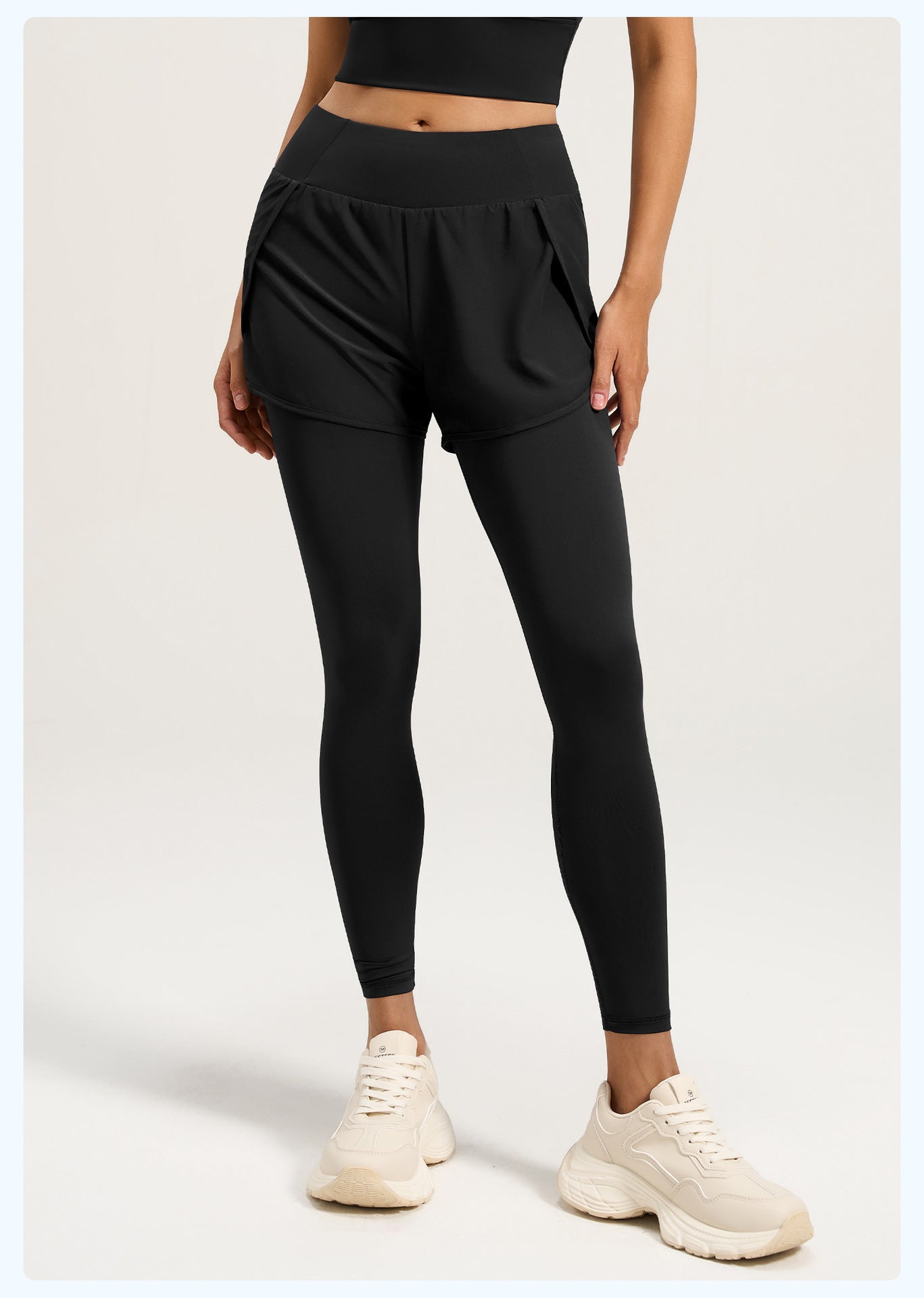 Lila Zen Women's Chic Two-Piece Yoga Pants with Hidden Pockets