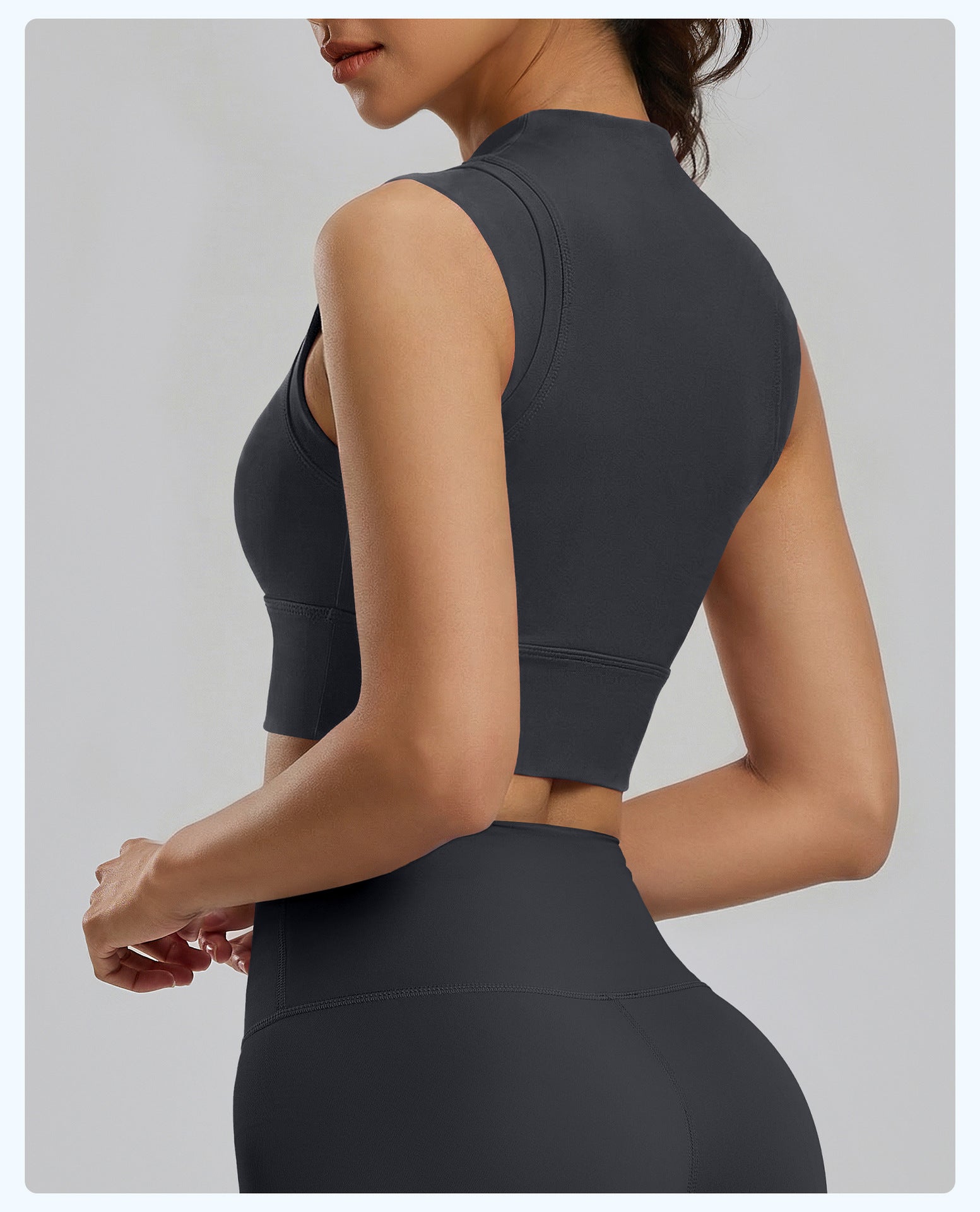 Lila Zen Women's High-Neck Shaping Sports Vest