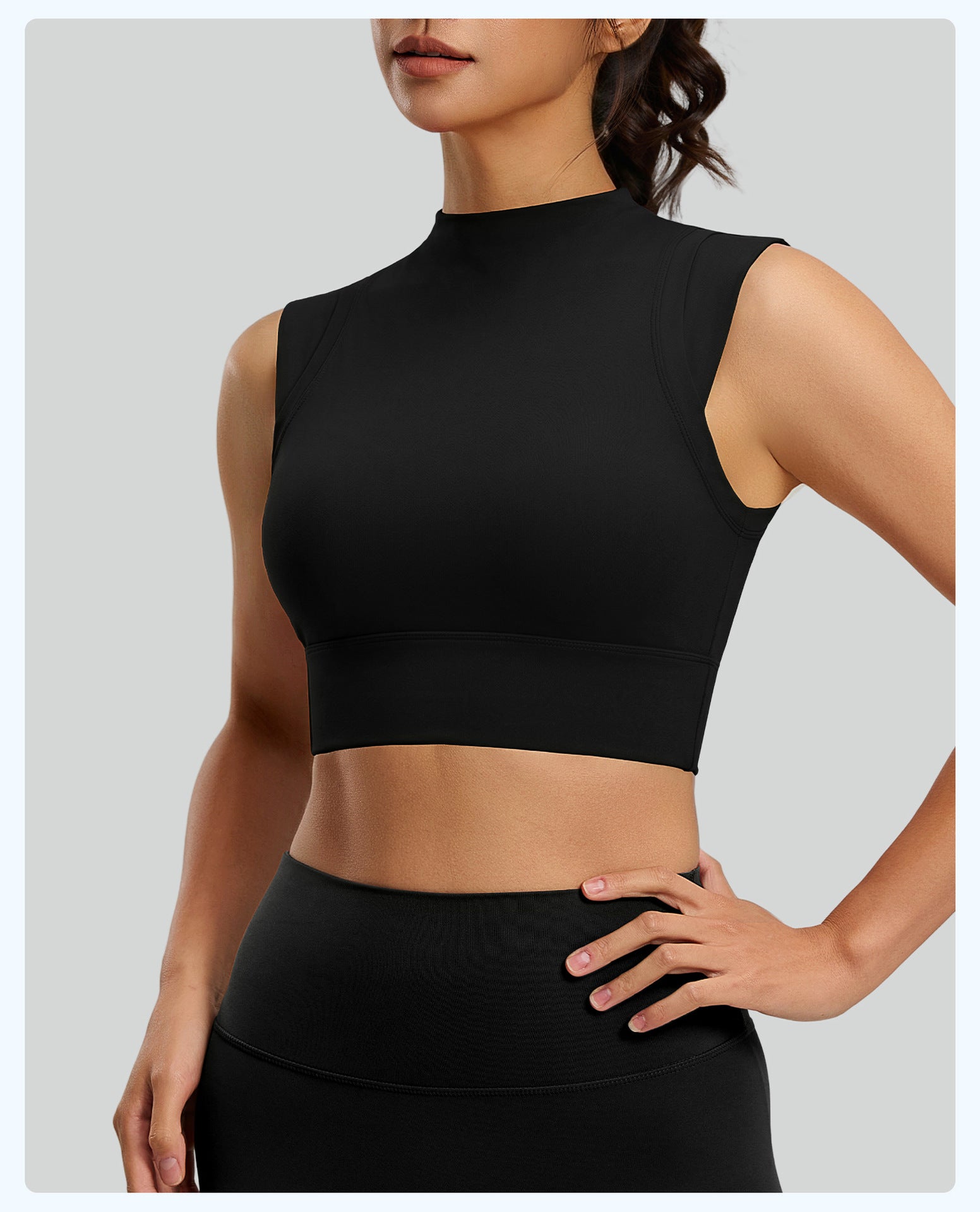 Lila Zen Women's High-Neck Shaping Sports Vest