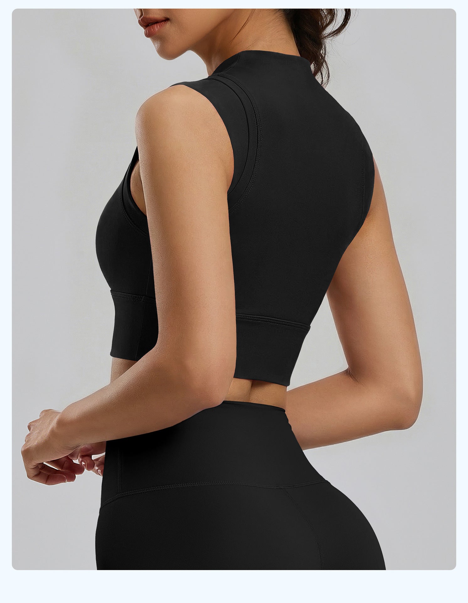 Lila Zen Women's High-Neck Shaping Sports Vest