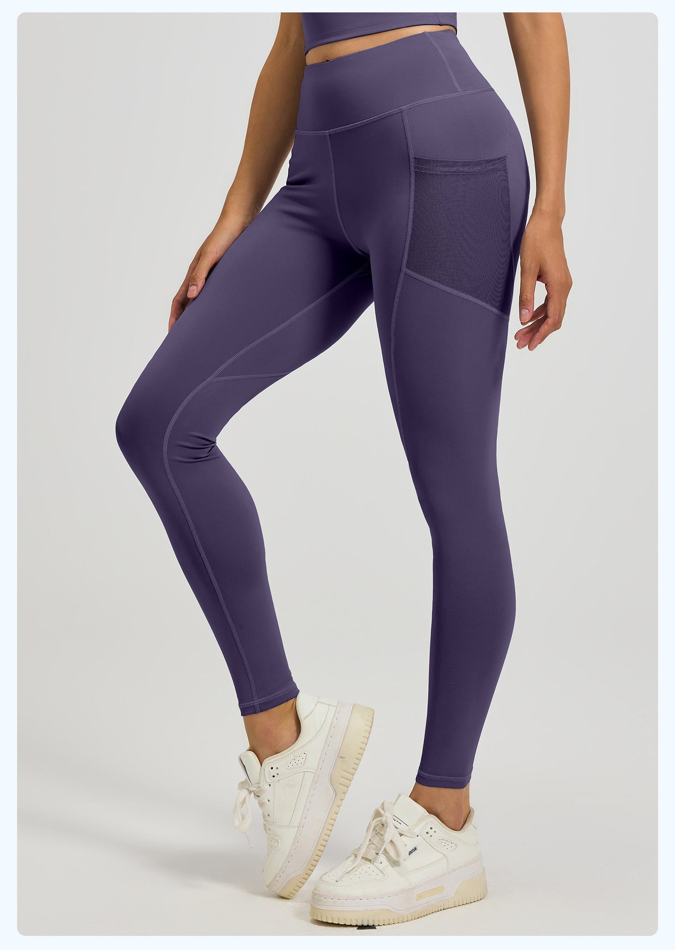 Lila Zen Women's Mesh Side Pocket Sports Pants