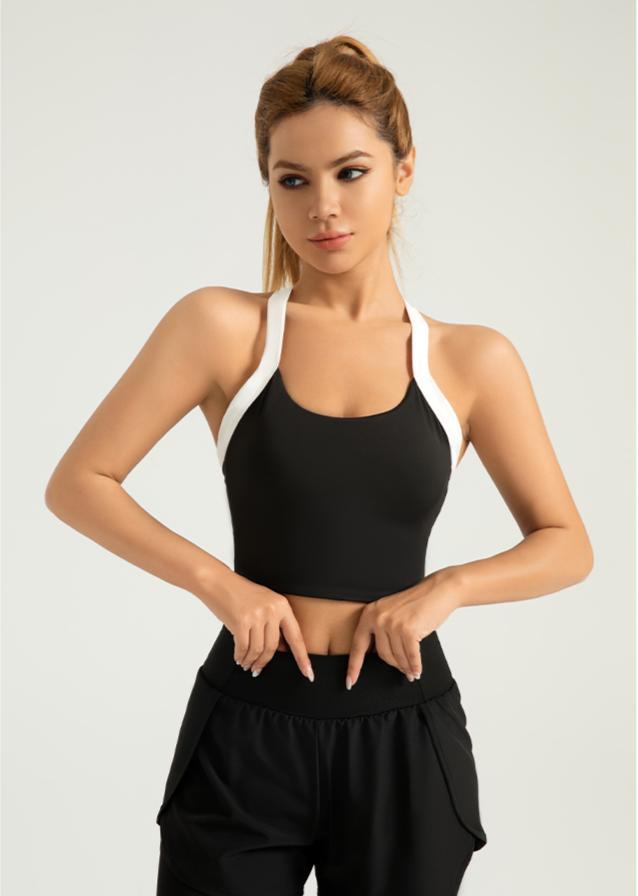 Lila Zen One-piece backless sports bra