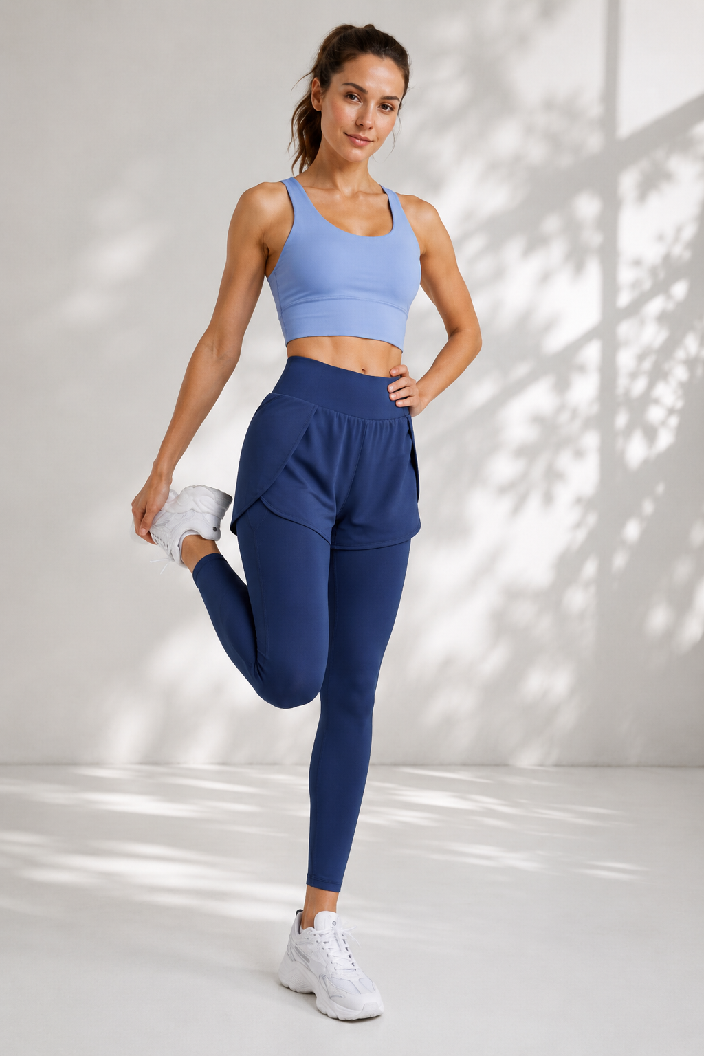 Lila Zen Women's Chic Two-Piece Yoga Pants with Hidden Pockets