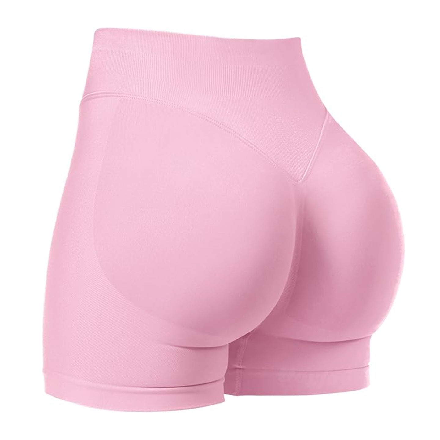 Lila Zen Seamless High-Waist Booty-Lifting Yoga Shorts