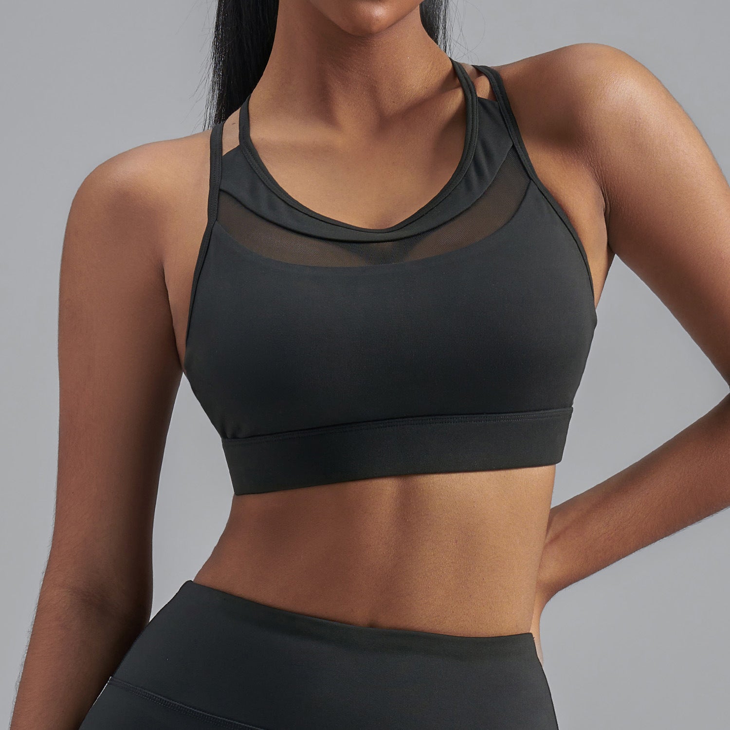 Lila Zen Elastic mesh bra