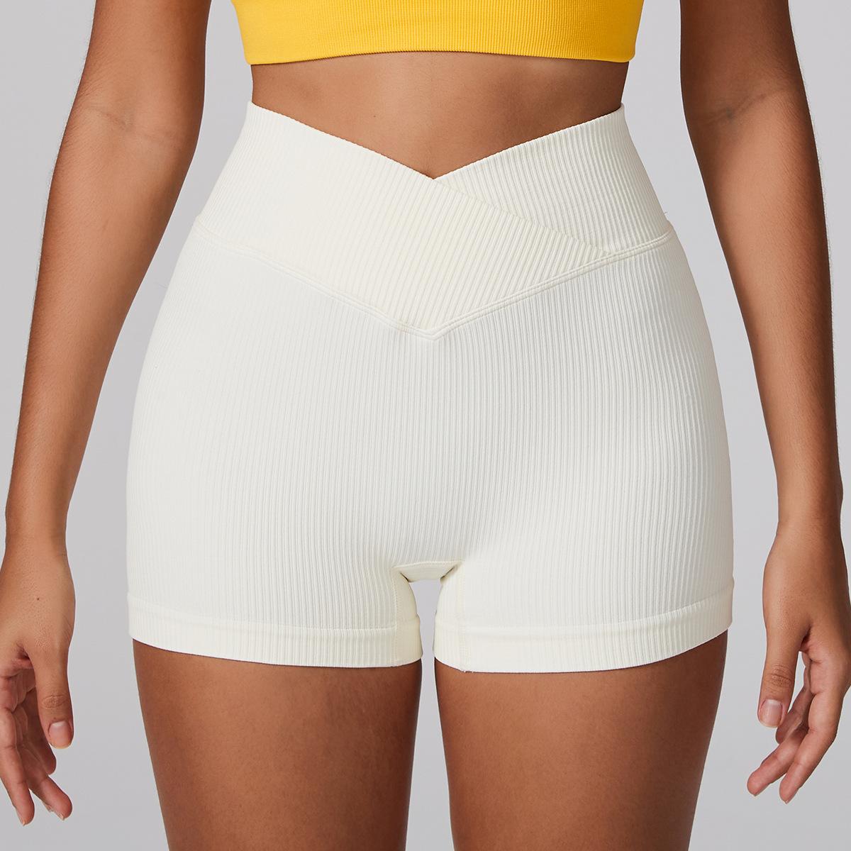 Lila Zen V Lila Zen Seamless V-Waist Slimming and Butt-Lifting Exercise Yoga Shorts