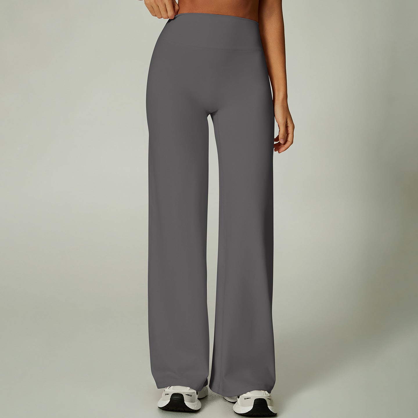 Lila Zen Casual Straight-Leg Wide-Leg Sports Yoga Pants