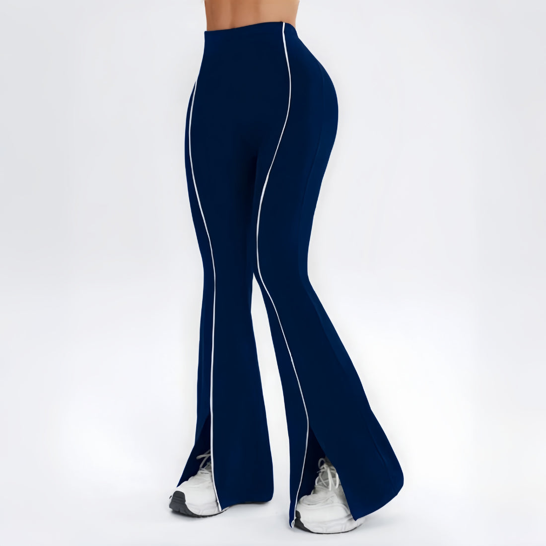 Lila Zen Women's High-Elastic Yoga Flare Slit Casual Sports Yoga Pants