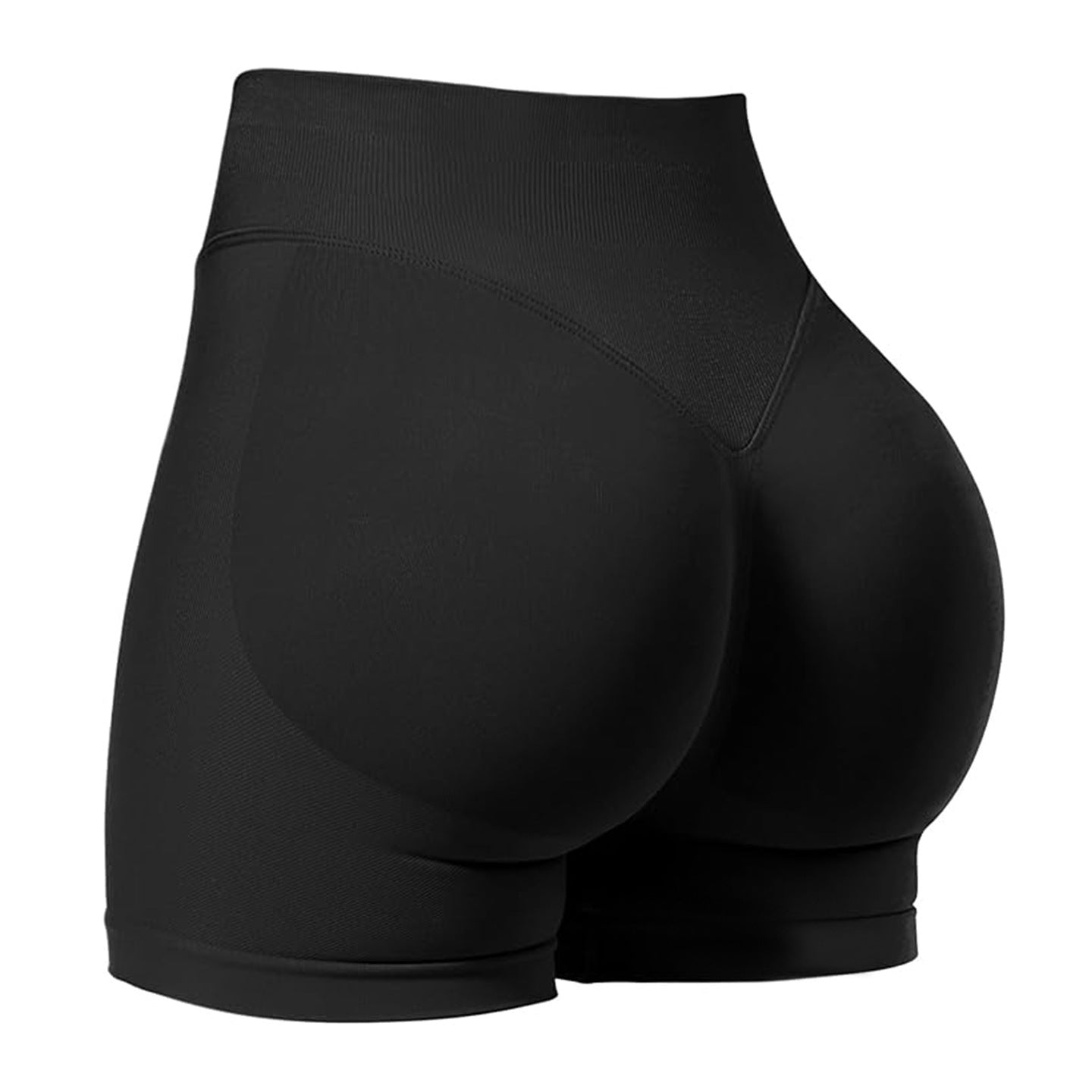 Lila Zen Seamless High-Waist Booty-Lifting Yoga Shorts