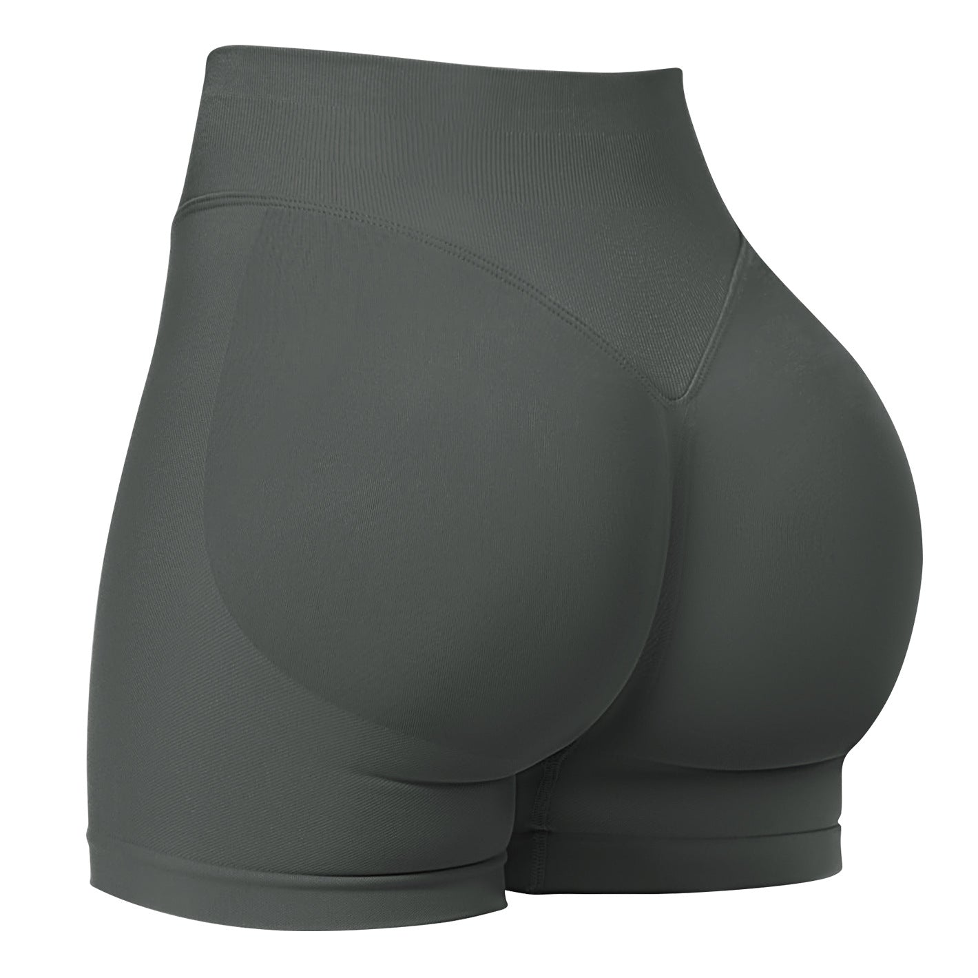 Lila Zen Seamless High-Waist Booty-Lifting Yoga Shorts