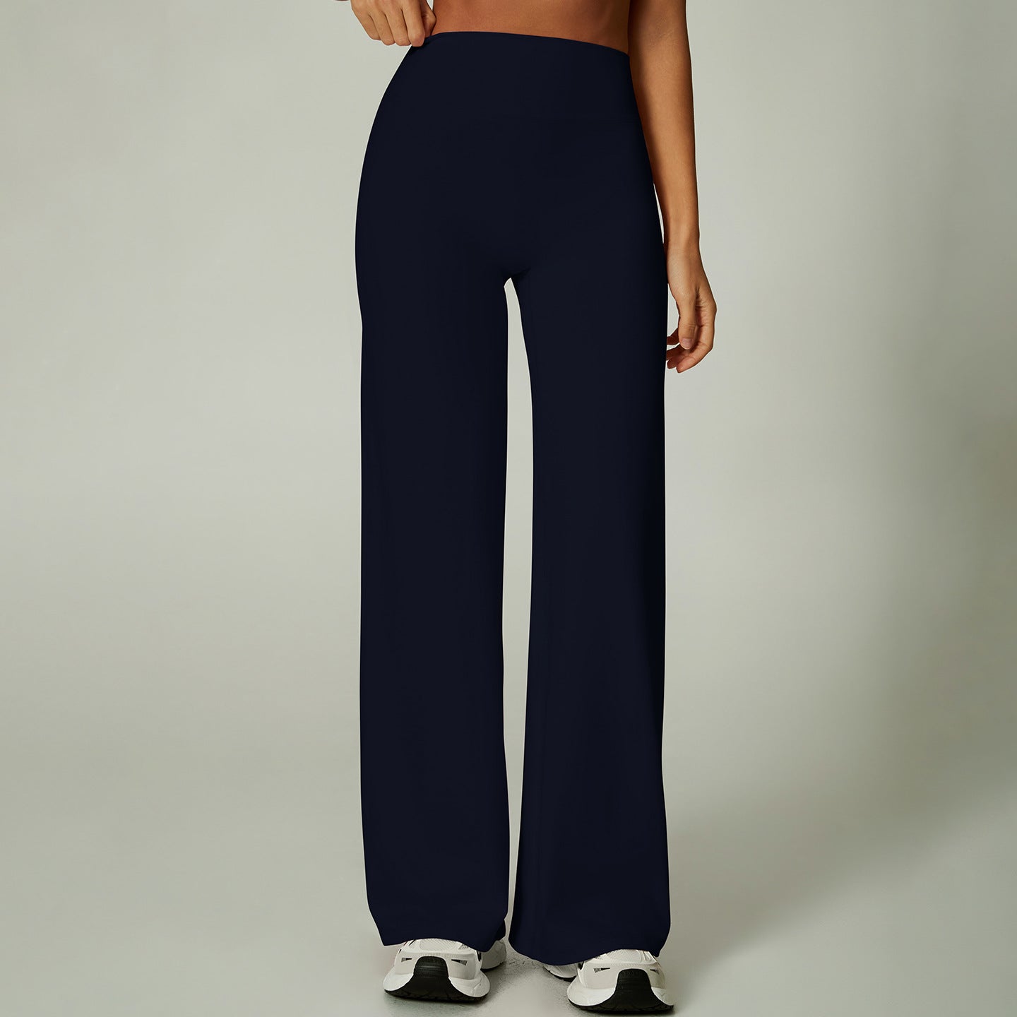 Lila Zen Casual Straight-Leg Wide-Leg Sports Yoga Pants