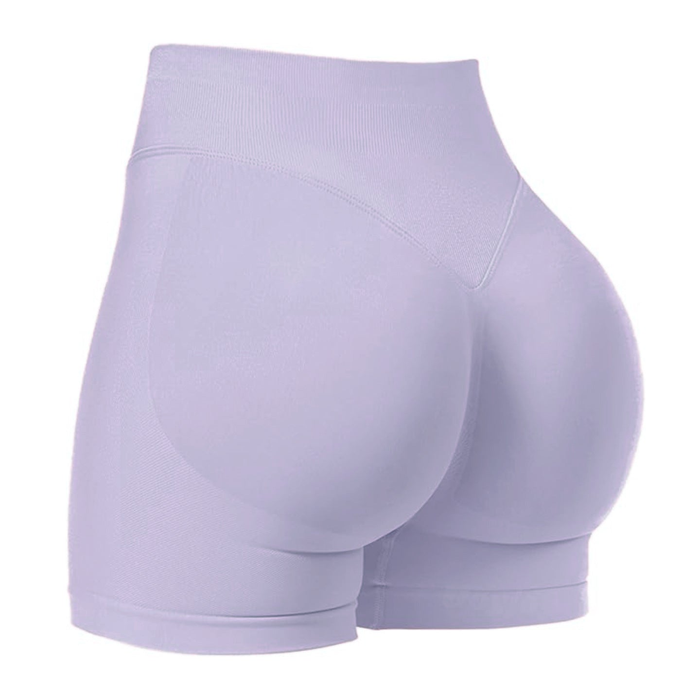 Lila Zen Seamless High-Waist Booty-Lifting Yoga Shorts