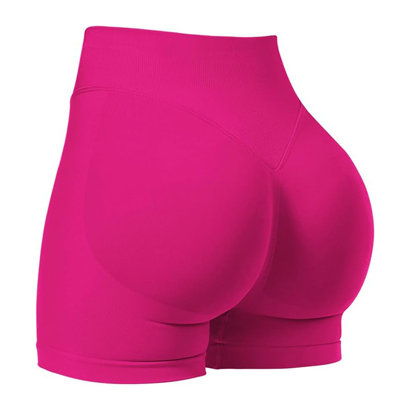 Lila Zen Seamless High-Waist Booty-Lifting Yoga Shorts