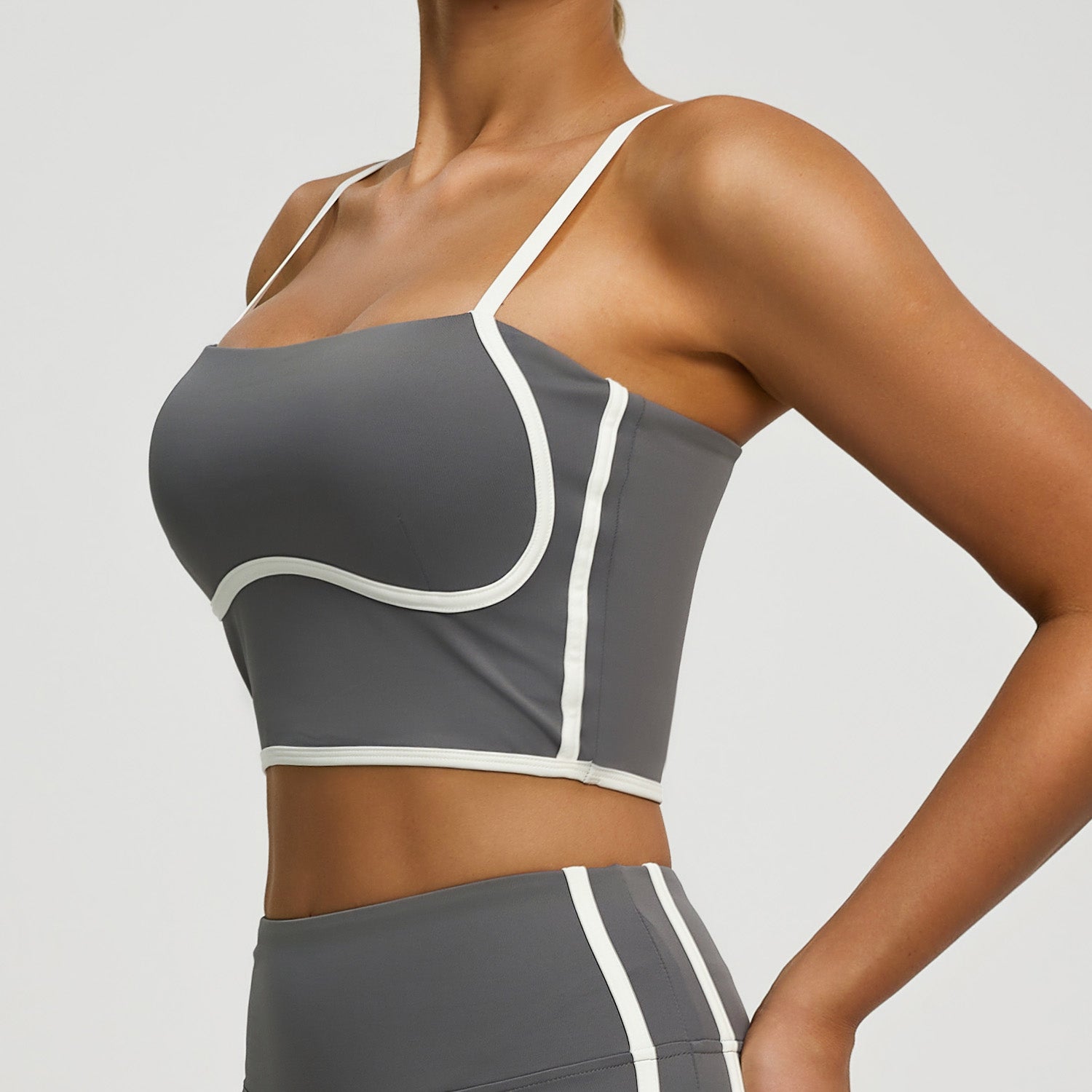 Lila Zen Women's Streamlined Removable Pad Yoga Sports Bra