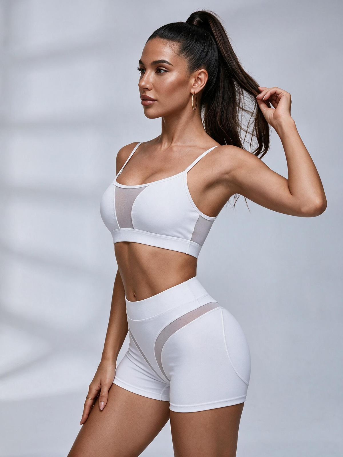 Super Sexy Unique White Sports Bras