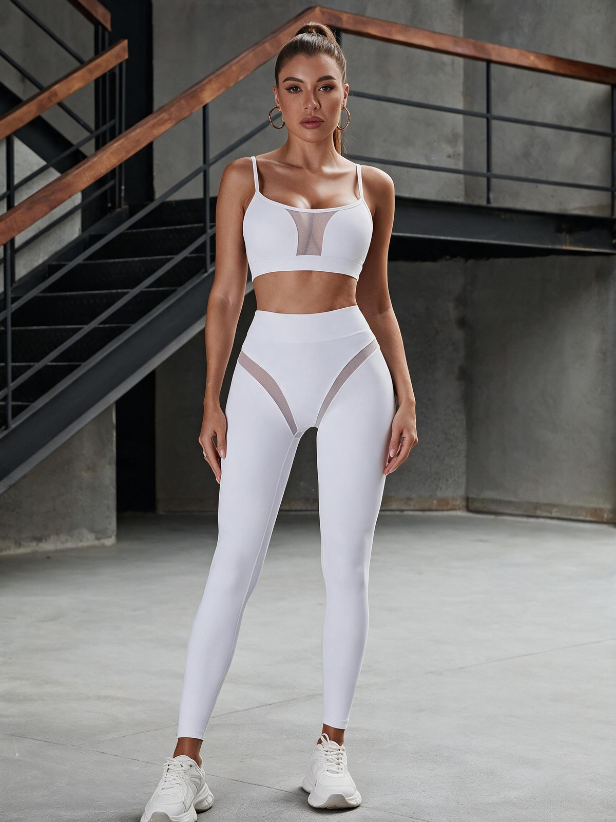 Super Sexy Unique White Sports Bras