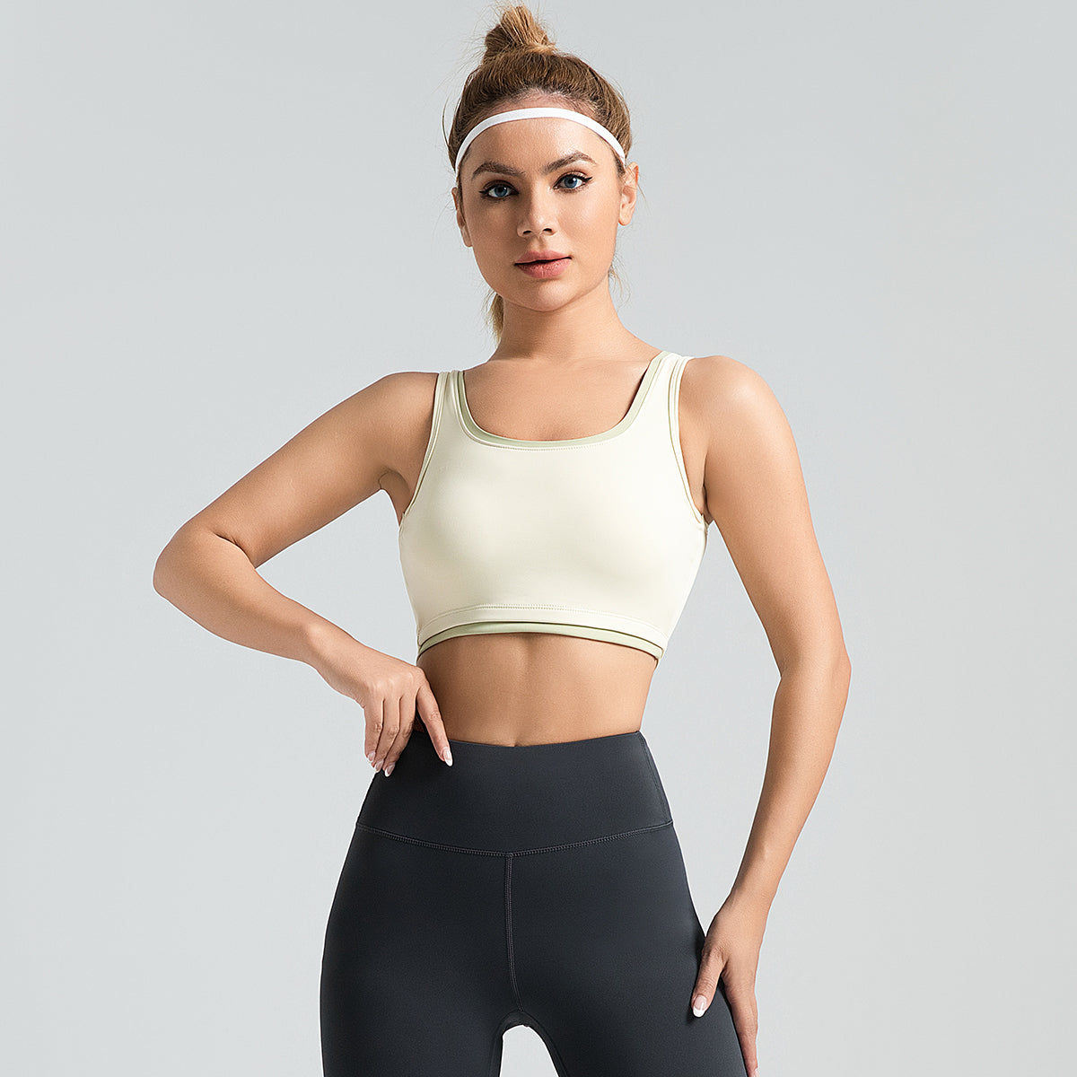 Lila Zen U U-Back Color Trim Sports Bra