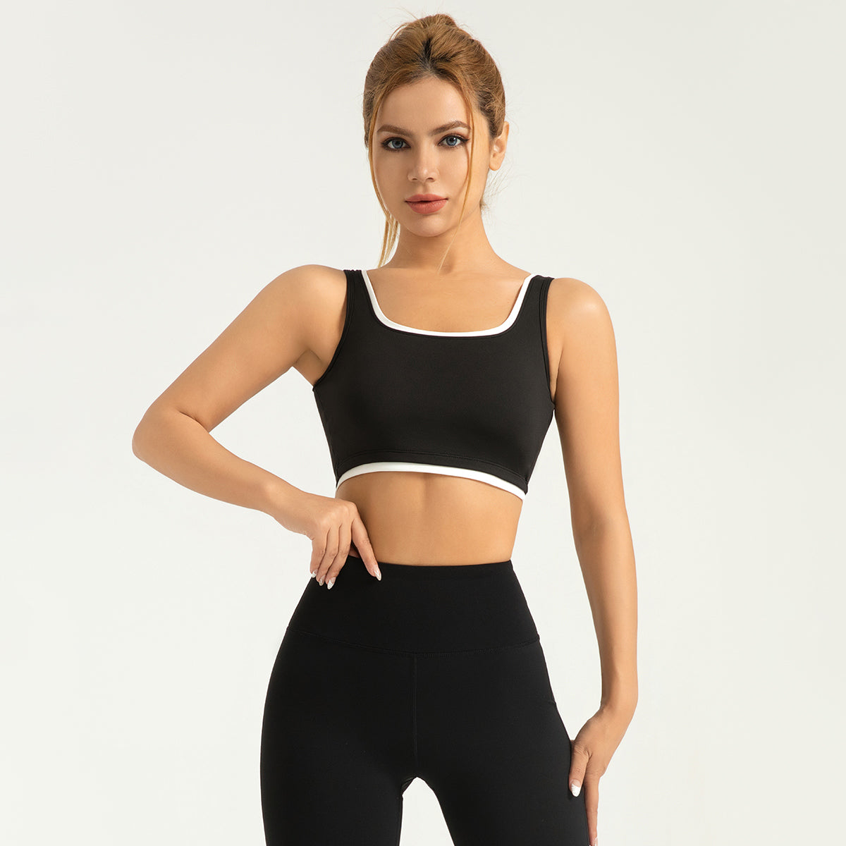 Lila Zen U U-Back Color Trim Sports Bra