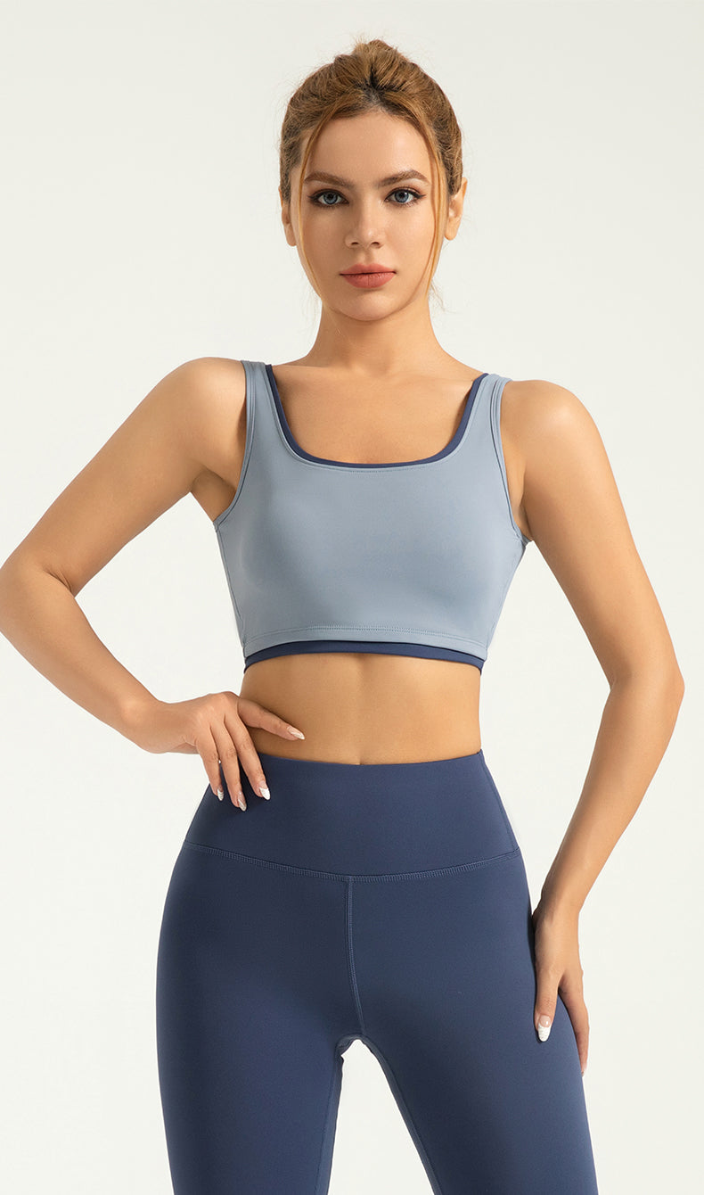 Lila Zen U U-Back Color Trim Sports Bra